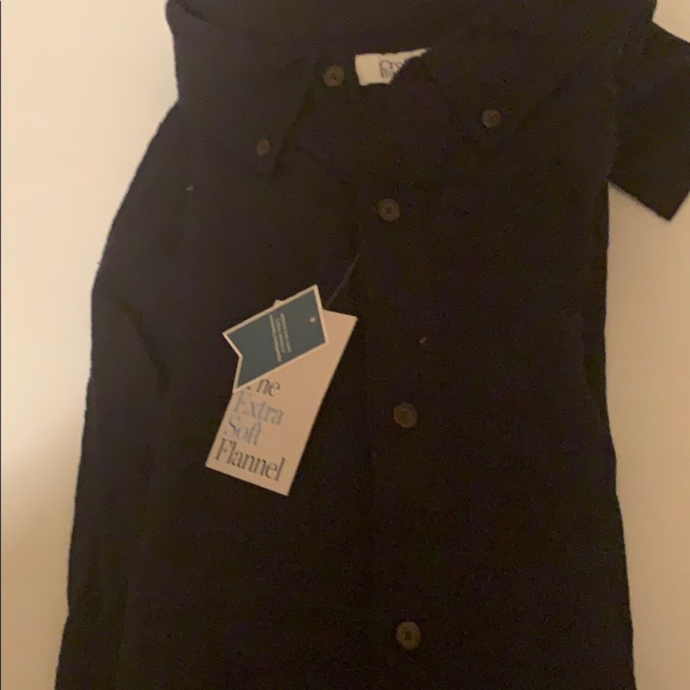 3xl tall flannel shirt NWT full button up front